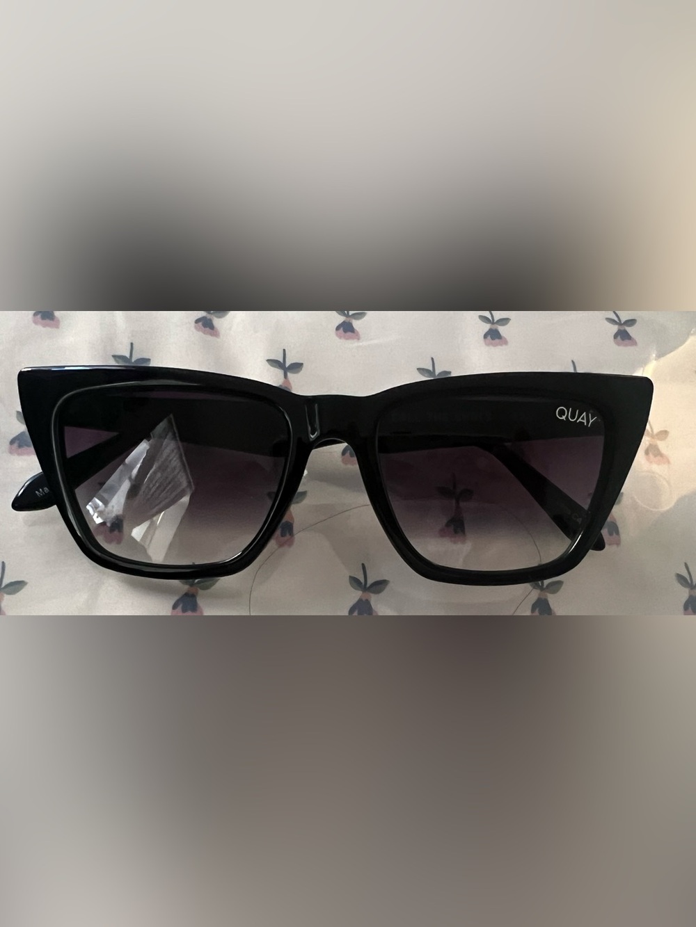 Quay Black Frame Cat Eye Sunglasses Call the Shots